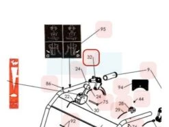 Levier Double Pour Microbineuse Sarp (0307010029)