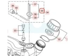 Tuyau + Sortie De Réservoir Pour Perche élagueuse Maruyama (264031)