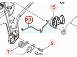 Tringle D'accélérateur Pour Tronçonneuse Maruyama (285511)