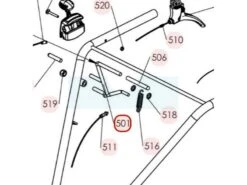 Manette D'embrayage De Lame Pour Tondeuse Débroussailleuse Sarp (5002010108)