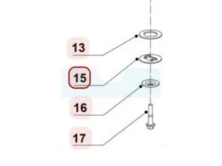 Rondelle De Lame Pour Tondeuse Weibang (531040401002)