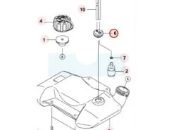 Sortie Réservoir Pour Moteur Kawasaki (920712169)