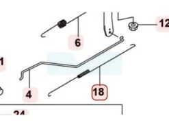 Ressort De Régulateur Pour Moteur Kawasaki (921457025)