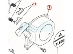 Lanceur Pour Moteur Mitsubishi (KS20164AA)