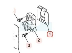 Joint D'isolant Thermique Pour Moteur Mitsubishi (KW34066AA)