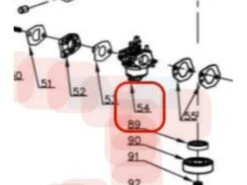 Carburateur Pour Moteur Y139V (chinois) (TY285B000000)