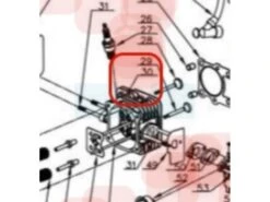 Culasse Pour Moteur Y80V (chinois) (TY6110000000)