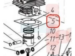 Segment Pour Moteur 1E34F (YP02020020003)